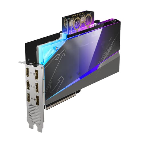 Gigabyte Aorus GeForce RTX 3080 Xtreme Waterforce WB 10GB GDDR6X 320-bit Gaming Graphics Card With Water Block